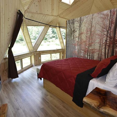 Vila Natahala Glamping Red Dome #23 Topton Exteriér fotografie