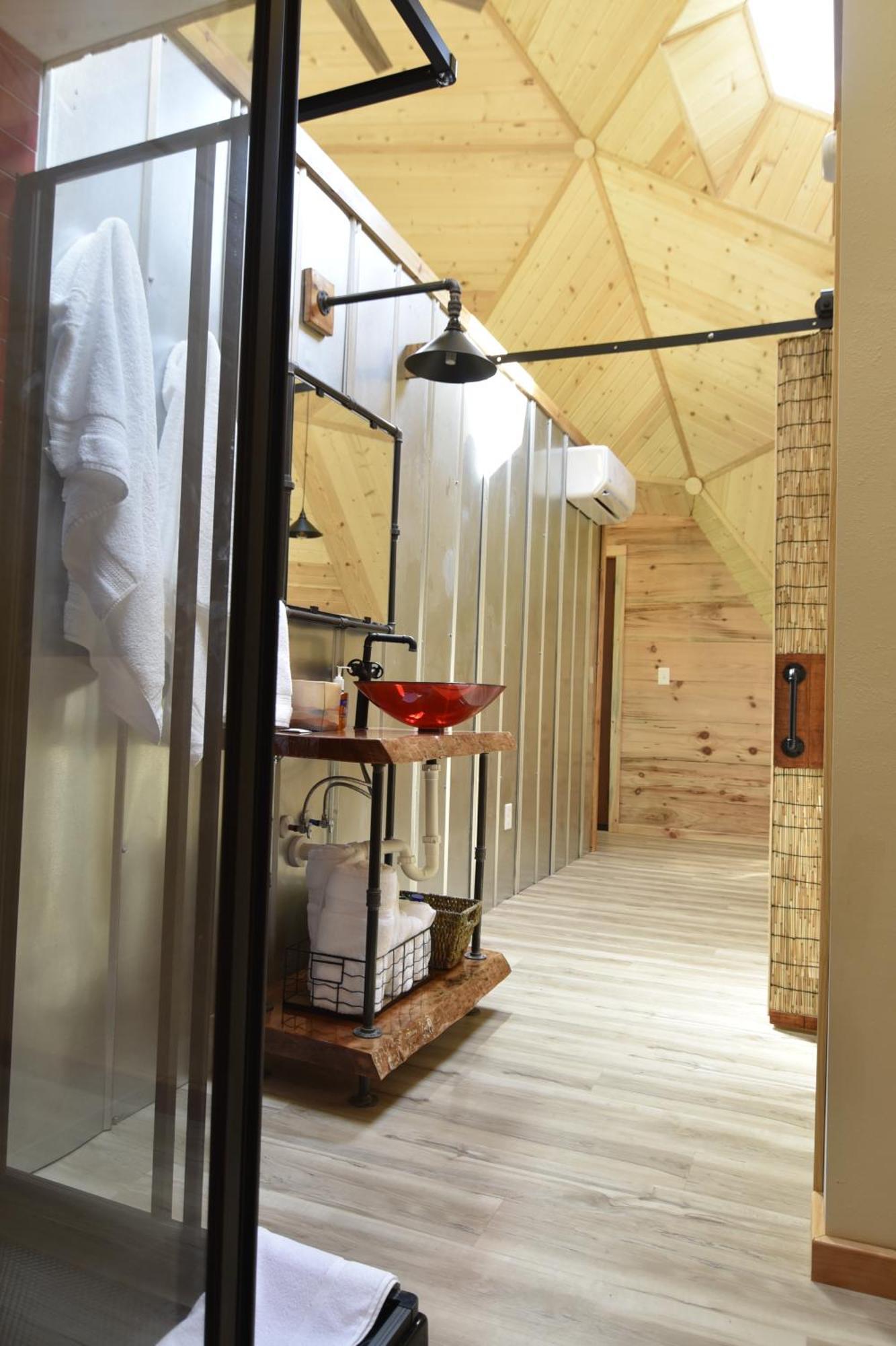 Vila Natahala Glamping Red Dome #23 Topton Exteriér fotografie