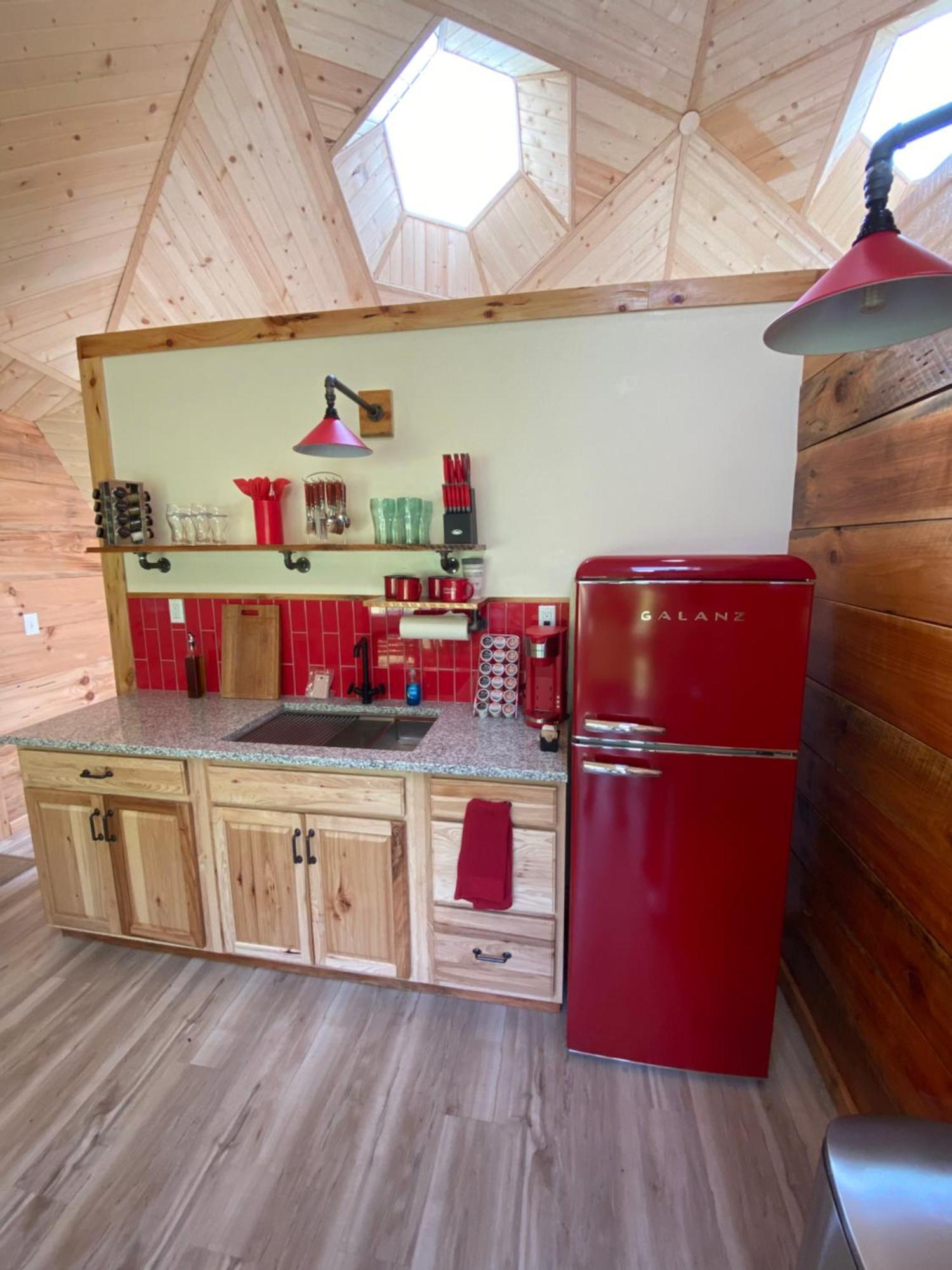 Vila Natahala Glamping Red Dome #23 Topton Exteriér fotografie