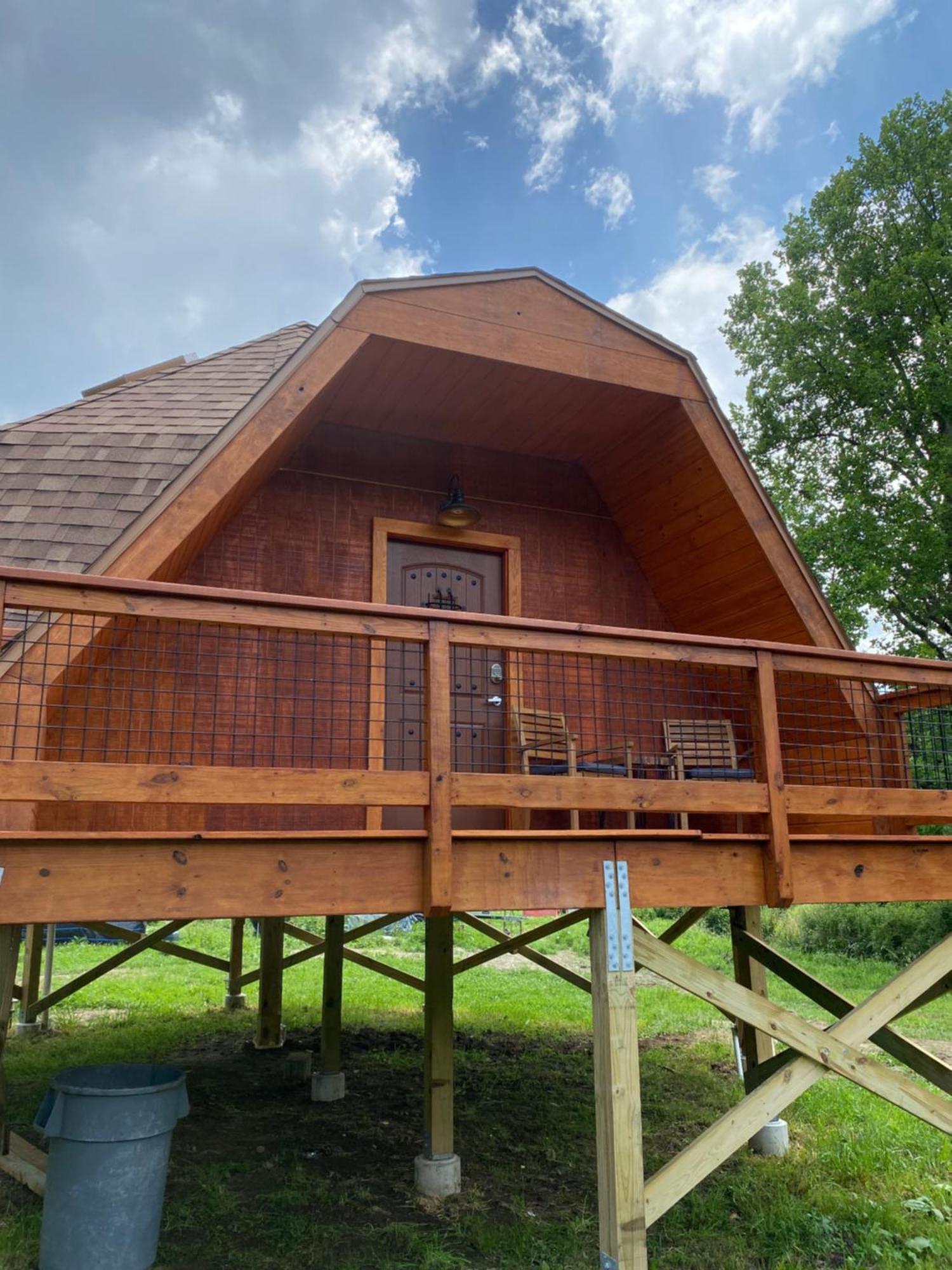 Vila Natahala Glamping Red Dome #23 Topton Exteriér fotografie