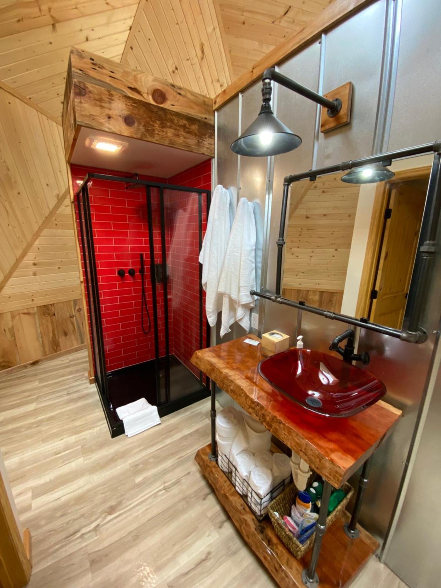 Vila Natahala Glamping Red Dome #23 Topton Exteriér fotografie
