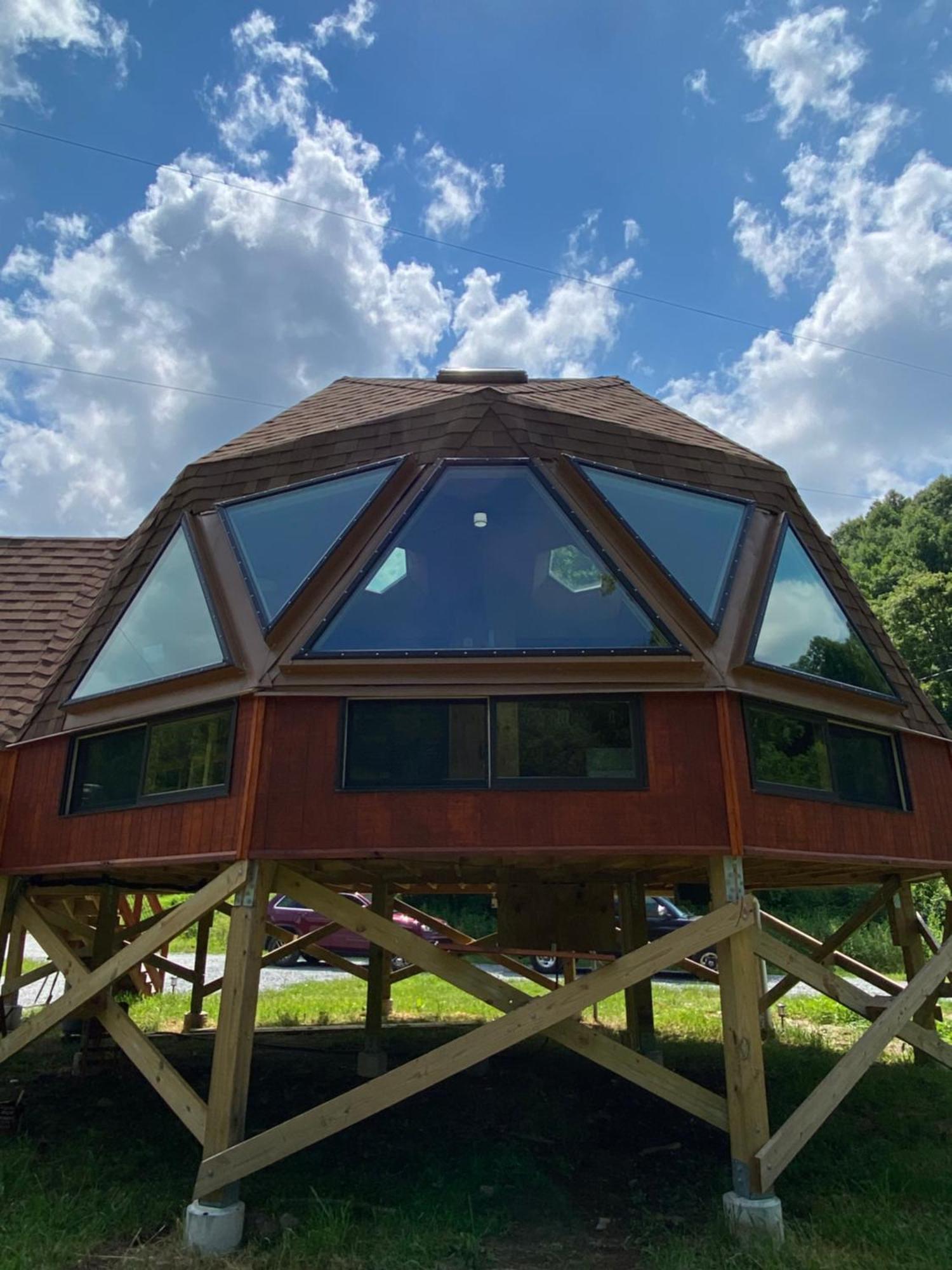 Vila Natahala Glamping Red Dome #23 Topton Exteriér fotografie