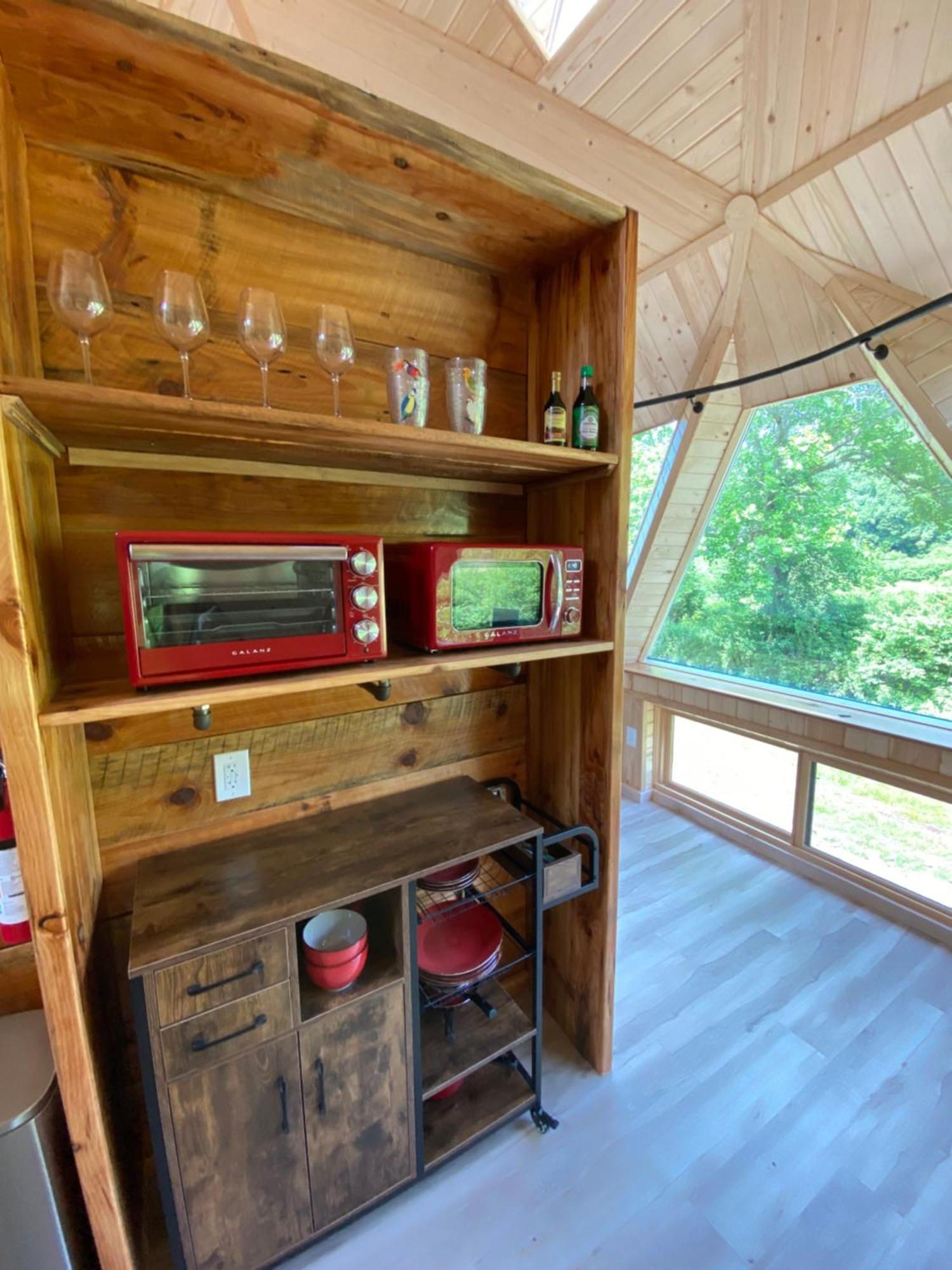 Vila Natahala Glamping Red Dome #23 Topton Exteriér fotografie